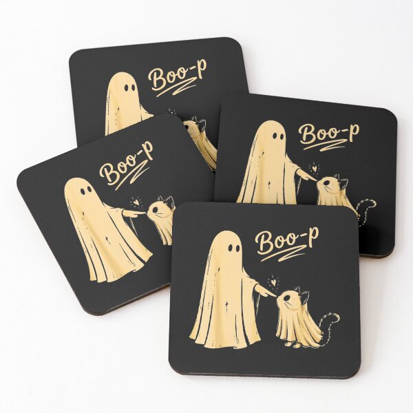 Item preview, Boo Boo-p Bigfoot Ghost Funny Halloween Bigfoot Lovers Cat Mom designed and sold by Byhergawaa.