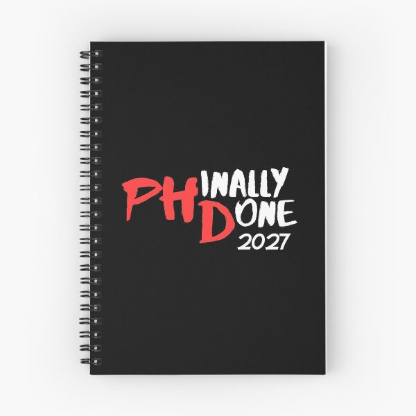 Item preview, Phinally Done Funny PhD Graduation Class 2027 designed and sold by Artycom.