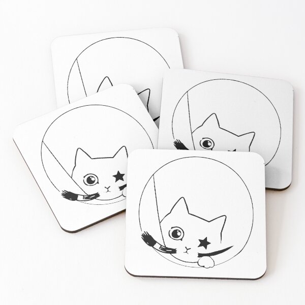 Aperçu de l'œuvre Chat mignon et artistique minimaliste créée et vendue par FarieArt.