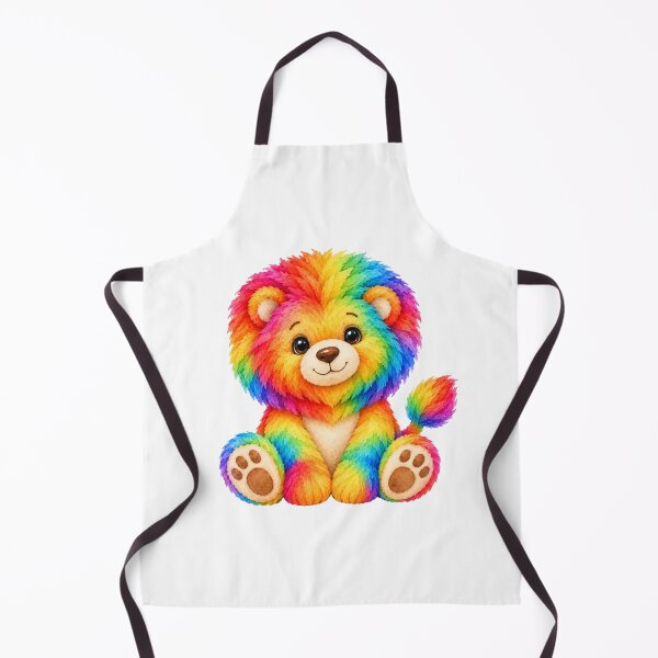 Item preview, Cute Rainbow Colorful Lion Toy Shapes Mania designed and sold by Shapes-Mania.