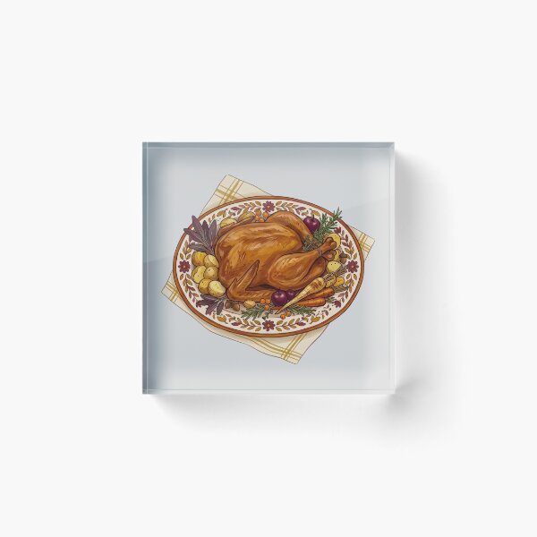 Item preview, Roast Chicken and Autumn Vegetables Platter designed and sold by hattie's.