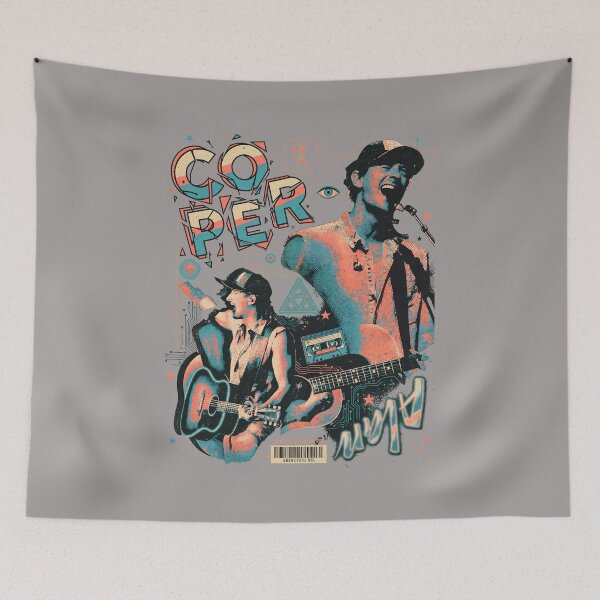 Item preview, Alan Cooper Retro Concert Graphic Tee-46 designed and sold by STEPHANIEREEVES.