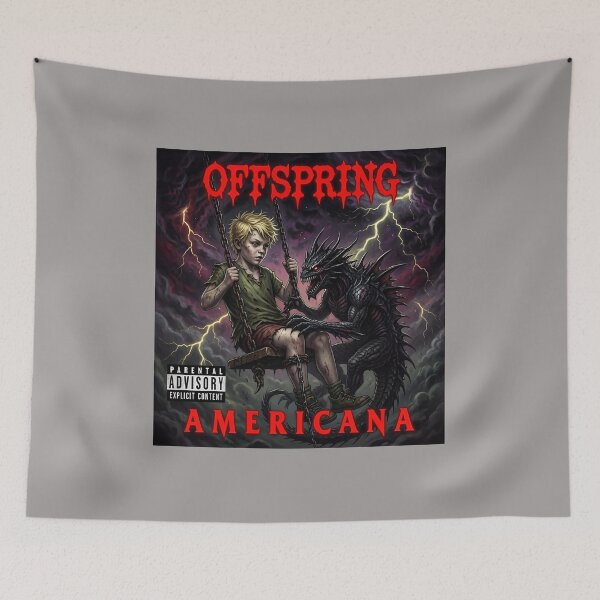 Item preview, Album Cover Bug Child Swing Illustration-8 designed and sold by STEPHANIEREEVES.