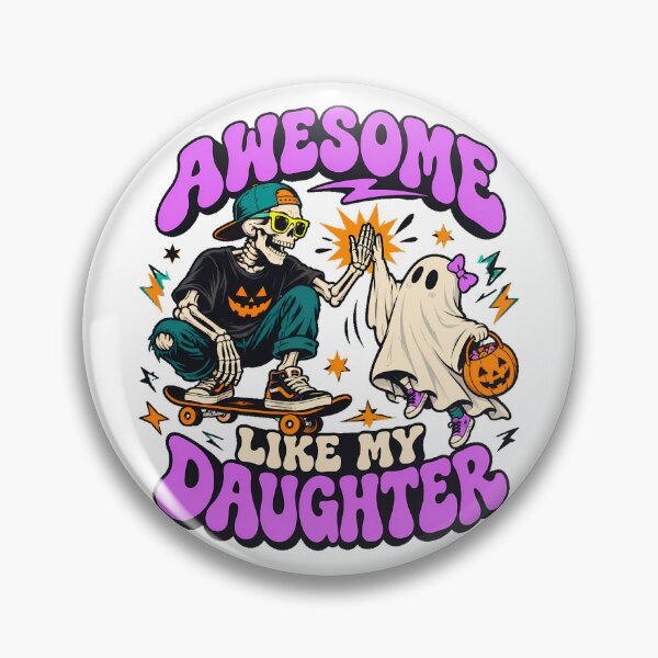 Item preview, Skateboarding Skeleton Ghost High Five Halloween Parent designed and sold by chattsuede.
