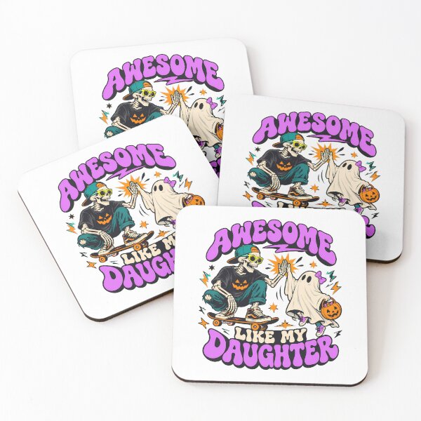 Item preview, Skateboarding Skeleton Ghost High Five Halloween Parent designed and sold by chattsuede.