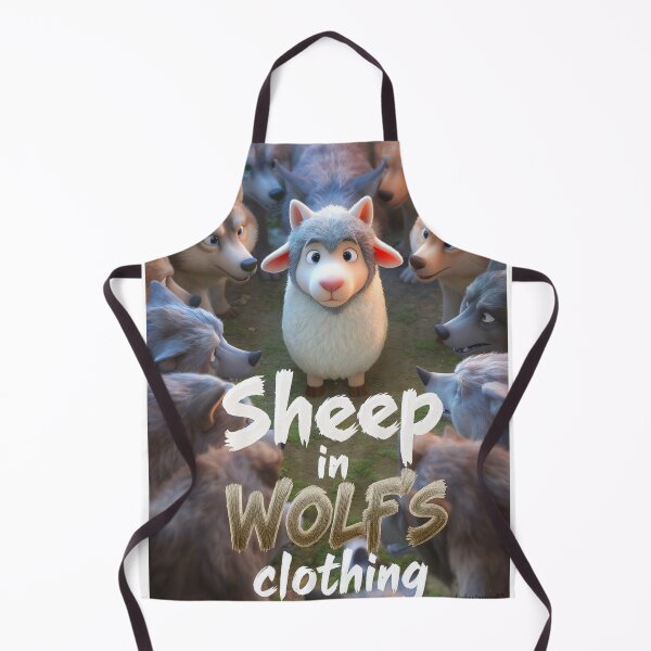 Item preview, Sheep In Wolf's Clothing Print designed and sold by Lichentroupe63.