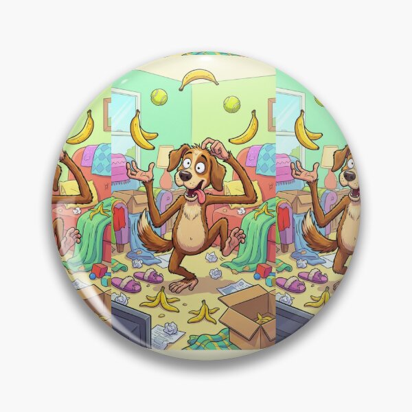 Item preview, Monkey Dog Circus Chaos – Banana Juggler designed and sold by TreatLLC.