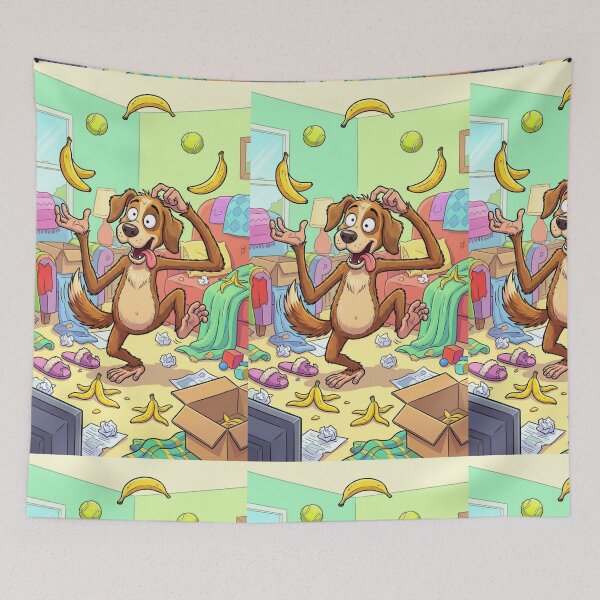 Item preview, Monkey Dog Circus Chaos – Banana Juggler designed and sold by TreatLLC.