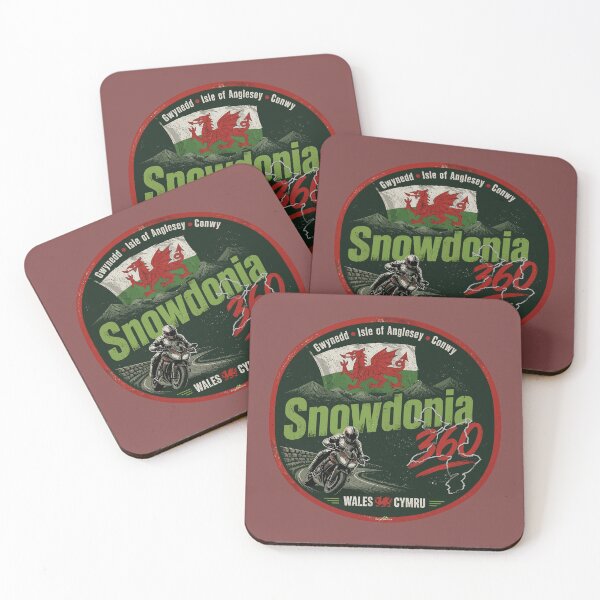 Item preview, Snowdonia 360 Wales Eryri Motorcycle Road Trip Sticker TShirt 04 designed and sold by OuterShellUK.