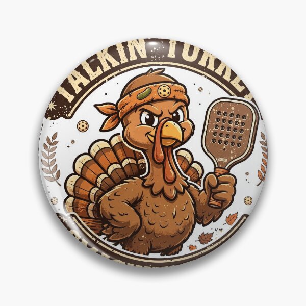 Item preview, Talkin' Turkey Smashin' Dinks Shirt | Funny Thanksgiving Pickleball T-Shirt designed and sold by FitEnvy.