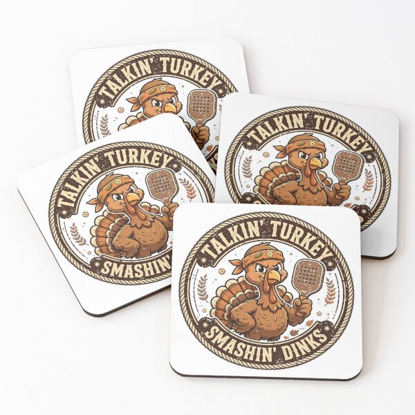 Item preview, Talkin' Turkey Smashin' Dinks Shirt | Funny Thanksgiving Pickleball T-Shirt designed and sold by FitEnvy.