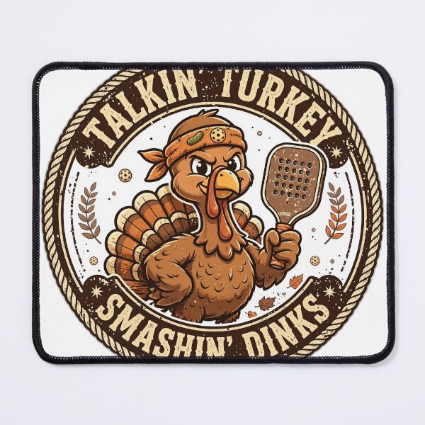 Item preview, Talkin' Turkey Smashin' Dinks Shirt | Funny Thanksgiving Pickleball T-Shirt designed and sold by FitEnvy.