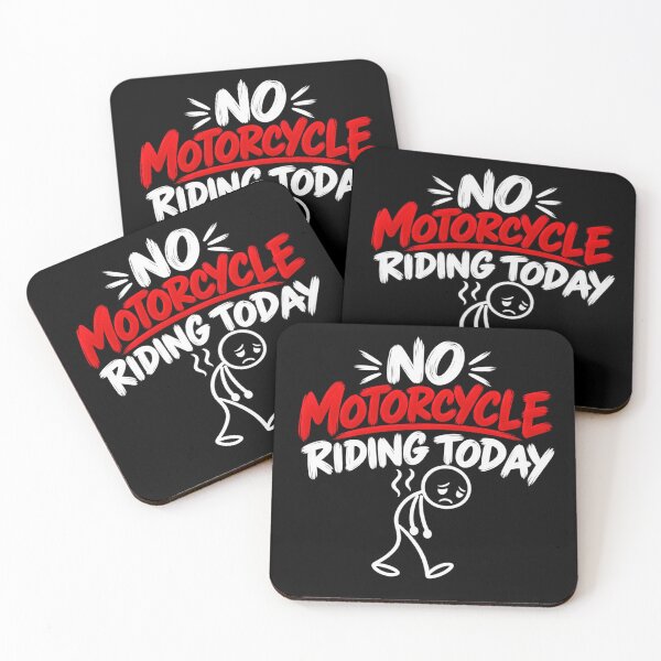 Item preview, No Motorcycle Riding Today Funny Sad Biker Motorcycle Rider Humor designed and sold by 76Valeria.