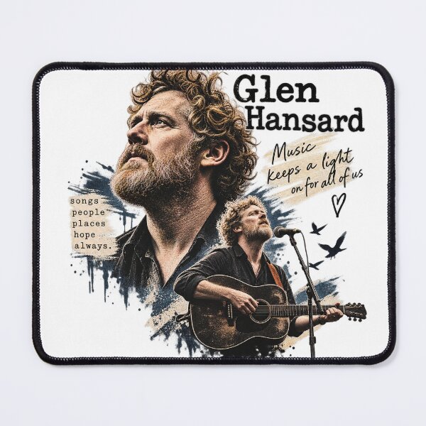 Item preview, Glen Hansard Musician Guitar Portrait designed and sold by Rokas554.