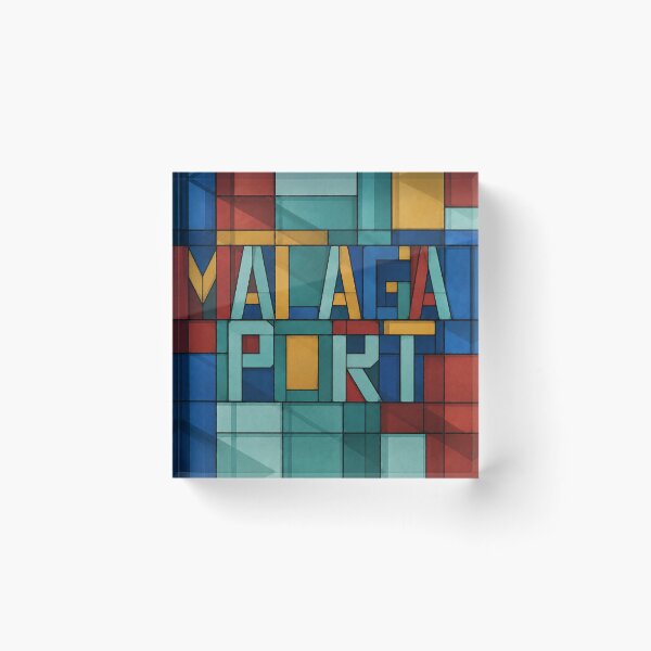 Item preview,  Malaga  Port Geometric Mosaic designed and sold by PrintGo26.