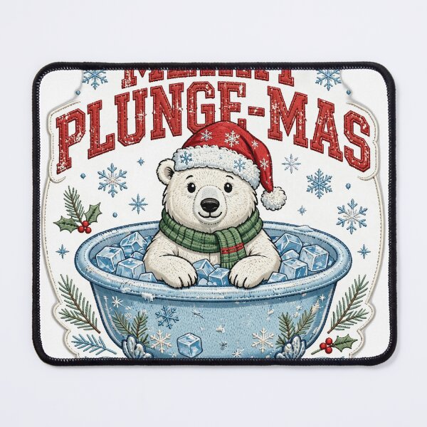 Item preview, Merry Plunge-mas Shirt | Funny Christmas Ice Bath Cold Plunge T-Shirt designed and sold by FitEnvy.