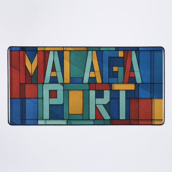 Item preview, Malaga Port Geometric Mosaic designed and sold by PrintGo26.