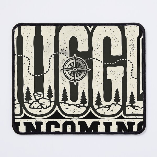 Item preview, Muggle incoming Geocaching Vintage Outdoor Adventure Typographic Tee designed and sold by mnkyride.