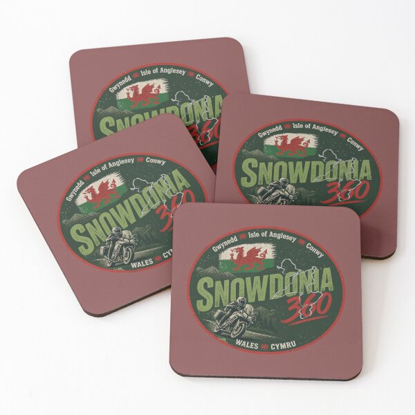 Item preview, Snowdonia 360 Wales Eryri Motorcycle Road Trip Sticker TShirt 05 designed and sold by OuterShellUK.