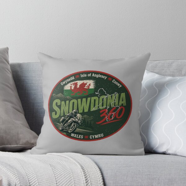 Item preview, Snowdonia 360 Wales Eryri Motorcycle Road Trip Sticker TShirt 05 designed and sold by OuterShellUK.
