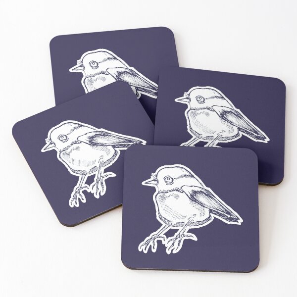 Item preview, Little Bird | Cute Hand Drawn Bird | Colorful Retro art designed and sold by Half Mess.