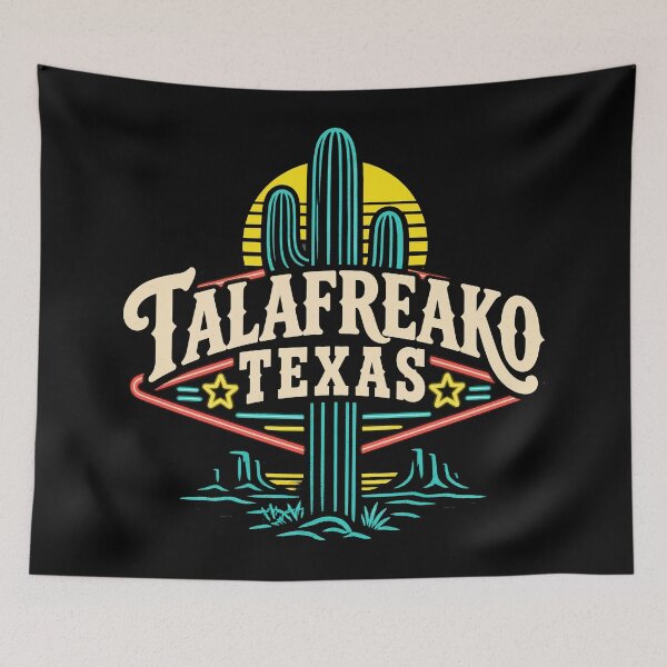 Item preview, Talafreako Texas Cactus Neon Western Sign Design designed and sold by Uglyandcute.