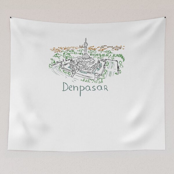 Item preview, Denpasar Bali Indonesia Souvenir Gift for Tourists designed and sold by MichaeIRellov.