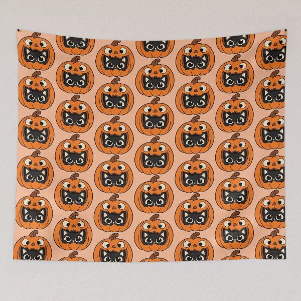Item preview, Cute Black Cat in Pumpkin – Funny Halloween Cat Design designed and sold by MewMade.