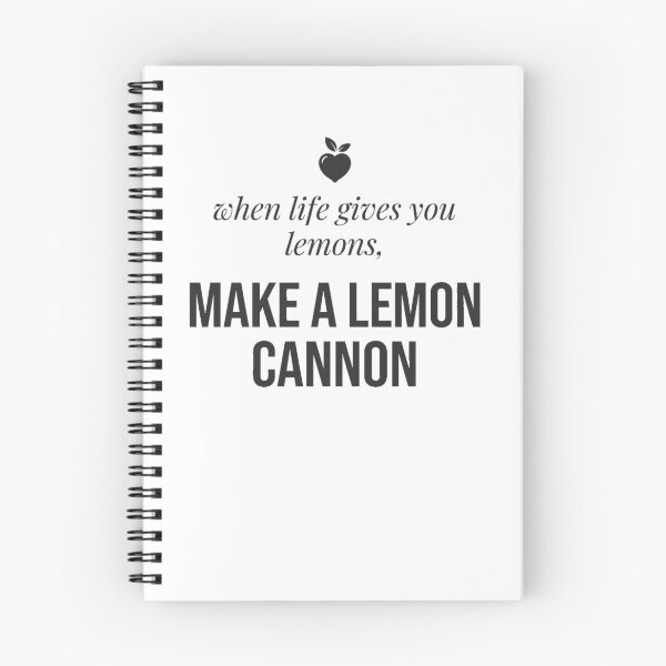 Item preview, When life gives you lemons, make a lemon cannon designed and sold by LoveofLemons.