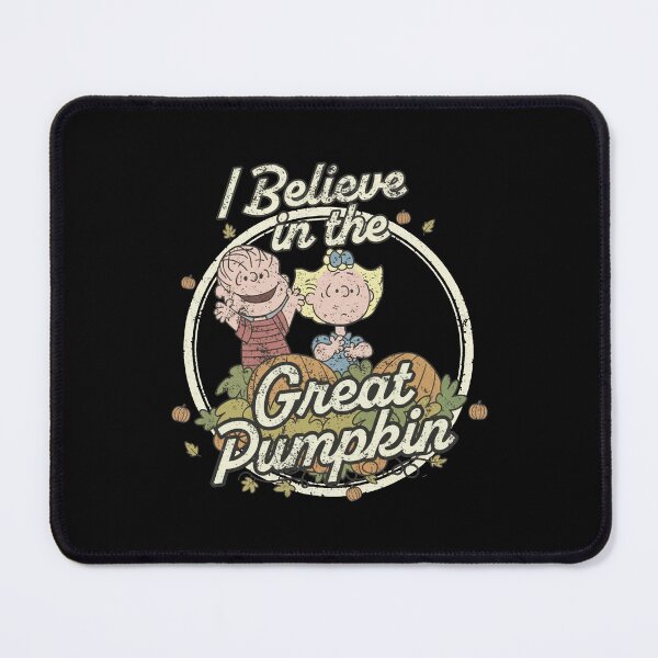Item preview, I Believe In The Great Pumpkin Linus Sally Distressed Circle designed and sold by Dravienart.
