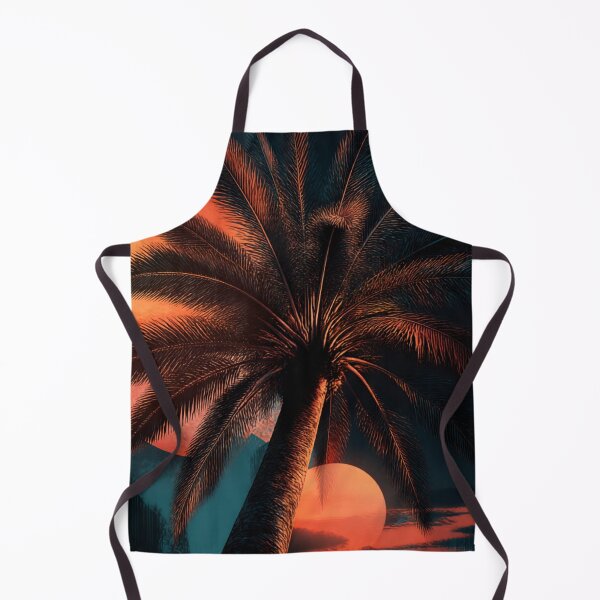 Item preview, Surreal Sunset Palm Tree Neon Vibes Art designed and sold by Designed by Cathy <3.