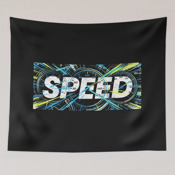 Item preview, Speed Neon Speedometer Gauge Street Racing Graphic designed and sold by KiwiRider.