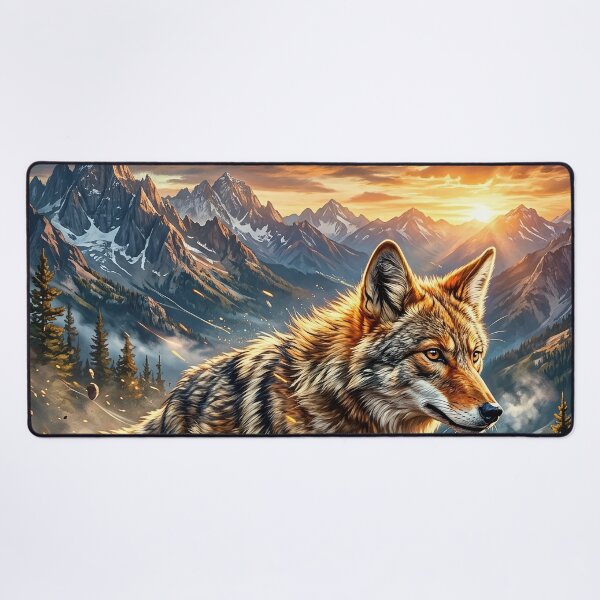 Item preview, Running Coyote - Rocky Mountain Wildlife designed and sold by Lucid Dream Pixel.