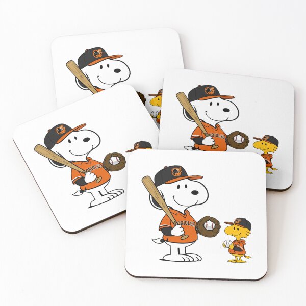 Item preview, Snoopy Woodstock Baltimore Orioles designed and sold by elfriedashops.