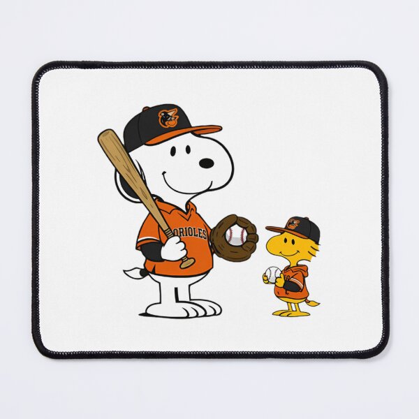 Item preview, Snoopy Woodstock Baltimore Orioles designed and sold by elfriedashops.