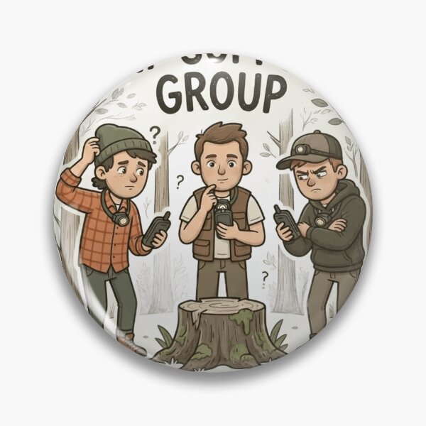 Item preview, DNF Support Group - Geocaching Humorous Illustration designed and sold by mnkyride.