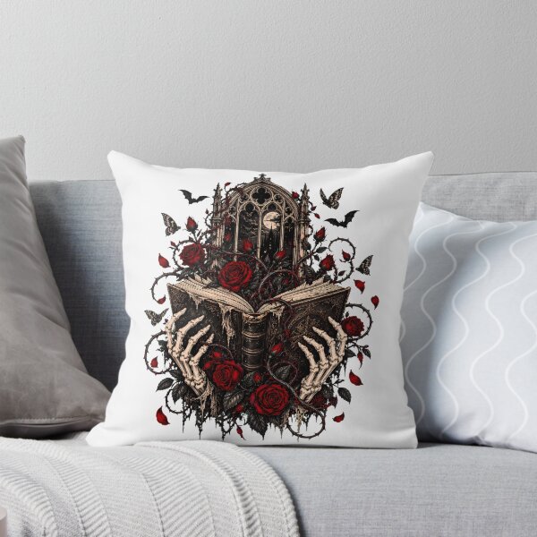 Item preview, Gothic Book Skeleton Rose Moon Dark Academia designed and sold by chattsuede.