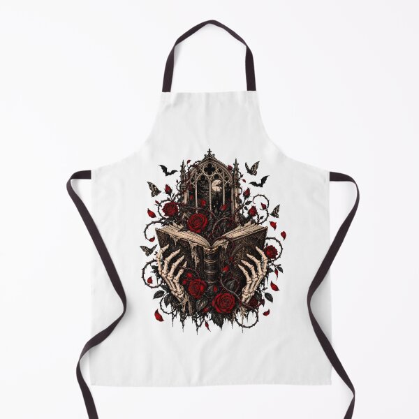 Item preview, Gothic Book Skeleton Rose Moon Dark Academia designed and sold by chattsuede.