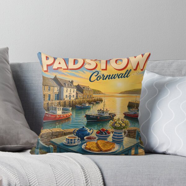 Item preview, Padstow Cornwall - Scenic Style Travel Poster designed and sold by LSVart.