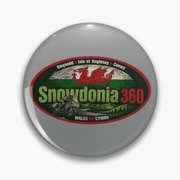 Item preview, Snowdonia 360 Wales Eryri Motorcycle Road Trip Sticker TShirt 06 designed and sold by OuterShellUK.