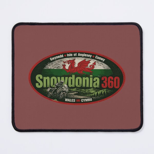 Item preview, Snowdonia 360 Wales Eryri Motorcycle Road Trip Sticker TShirt 06 designed and sold by OuterShellUK.