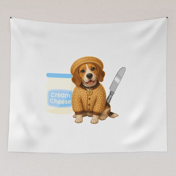 Item preview, Beagle & Cream Cheese designed and sold by Fantasy Football Company.