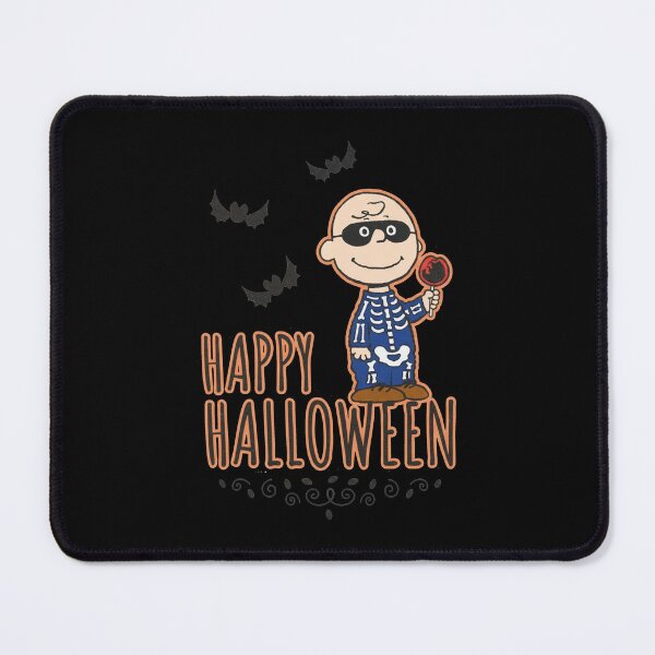 Item preview, Peanuts Happy Halloween Charlie Brown Skeleton Costume Candy Apple designed and sold by Dravienart.