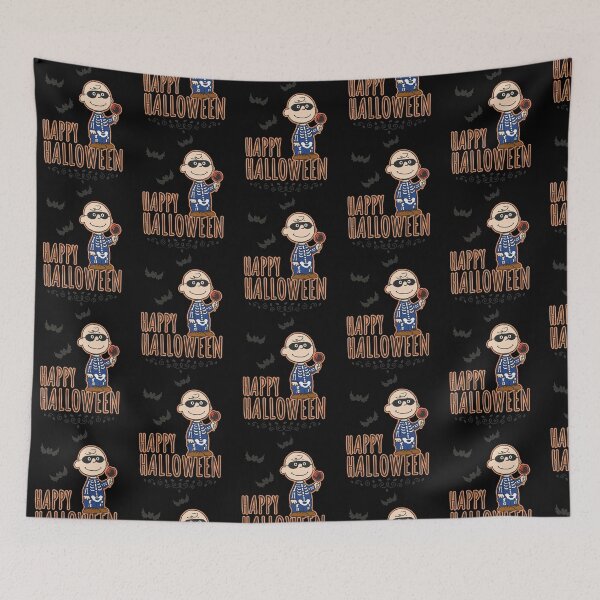 Item preview, Peanuts Happy Halloween Charlie Brown Skeleton Costume Candy Apple designed and sold by Dravienart.