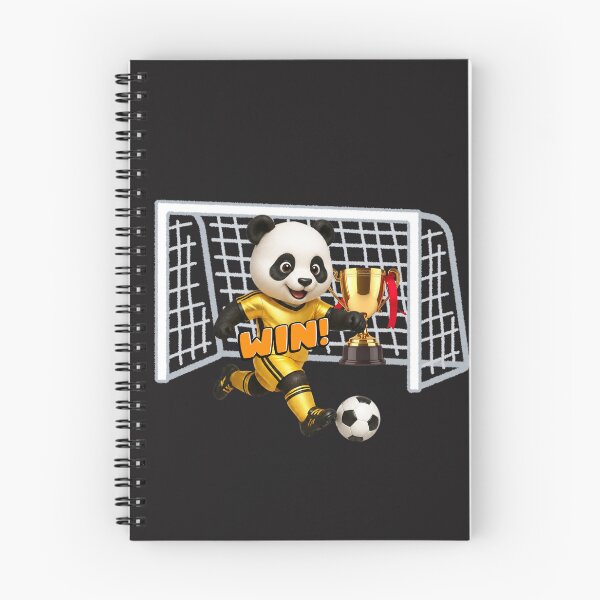 Item preview, Cute Panda Soccer Champion – Win Football Sports Design designed and sold by Palette _Vibes.