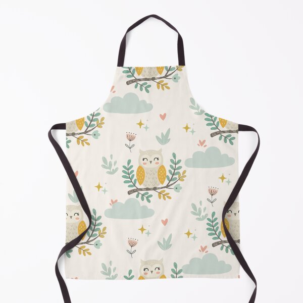 Item preview, Cute Owl Seamless Pattern designed and sold by prapapon.