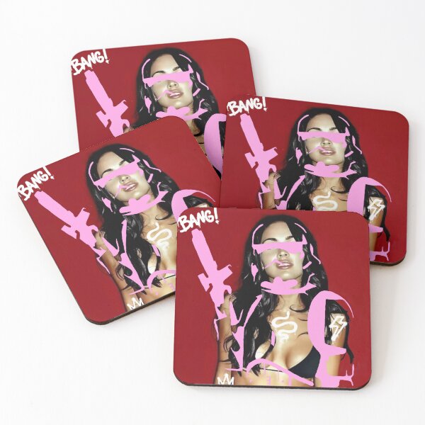 Item preview, Megan Fox Pink Trooper Graffiti Pop Art designed and sold by Psilly Guse.