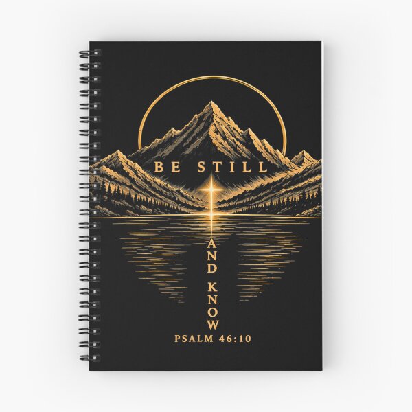 Item preview, Be Still and Know Psalm 46:10 Christian Mountain Faith designed and sold by Crookedorbit ⭐⭐⭐⭐⭐ .