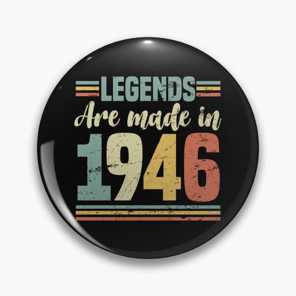 Item preview, Born In 1946 80th Birthday designed and sold by thepixelgarden.