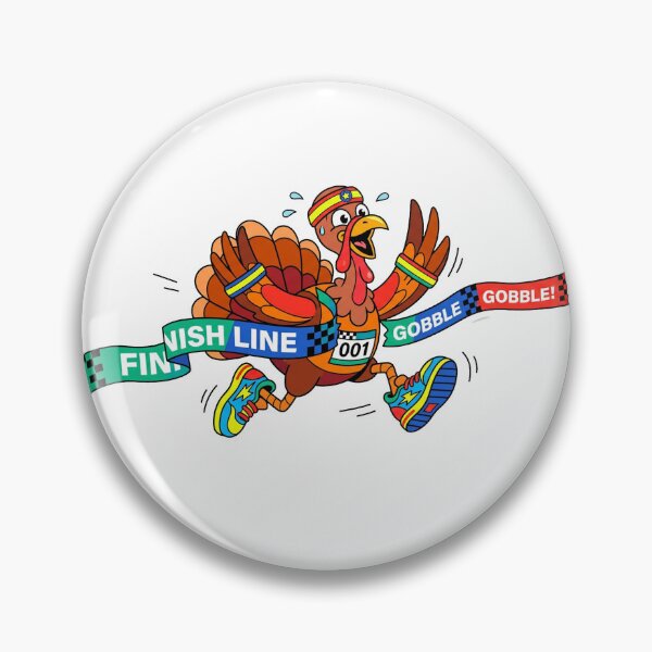 Item preview, Funny Thanksgiving Turkey Trot Running Finisher designed and sold by KMKDesignStudio.